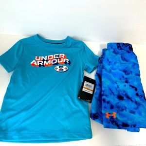 Under Armour 2piece boys swim set size 3T